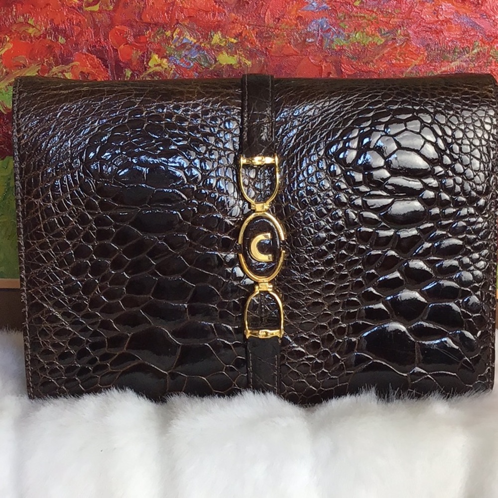 Alligator Clutch Bag Authentic Alligator